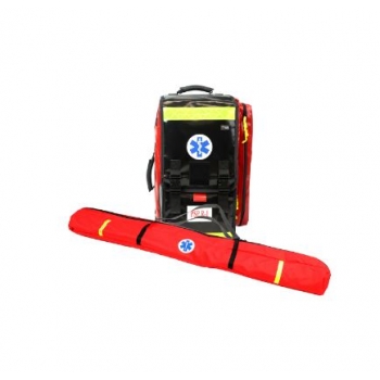 Zestaw ratownictwa medycznego PSP R1 w plecaku z szynami Kramera